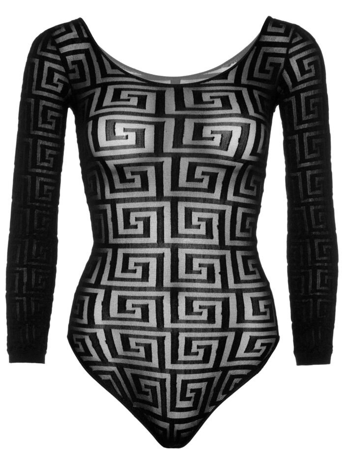 roujebelle-Leg-Avenue-Teddies-Bodysuits-Mosaic-Sheer-Opaque-Snap-Crotch-Bodysuit-4